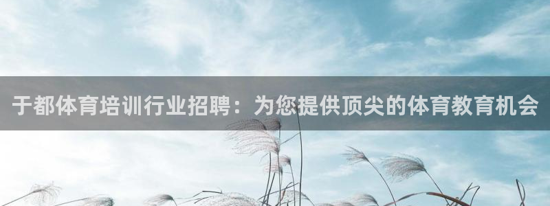 Z6尊龙凯时登录：于都体育培训行业招聘：为您提供顶尖