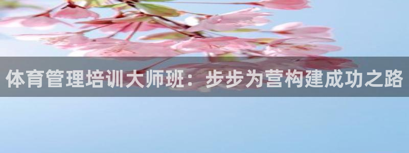 尊龙 下载：体育管理培训大师班：步步为营构建成功之路